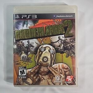 Sony Playstation 3 PS3 Borderlands 2 - Green & Orange Cover Art